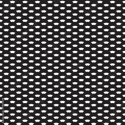  Monochrome pattern.  Endless abstract texture.  Modern repeating background.  Black and white design. .
