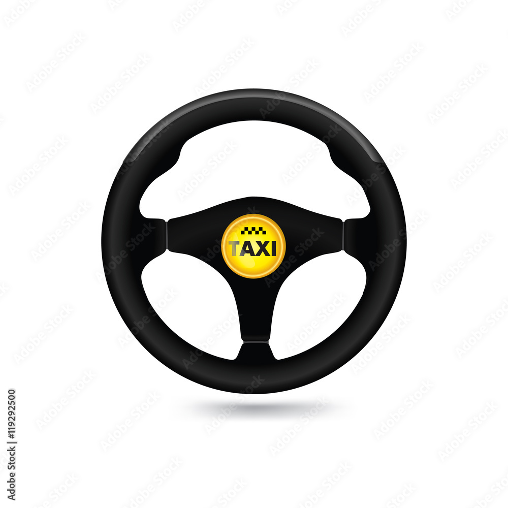 Taxi car sign. Car wheel icon. Vector Taxi car sign. Car wheel icon. Vector