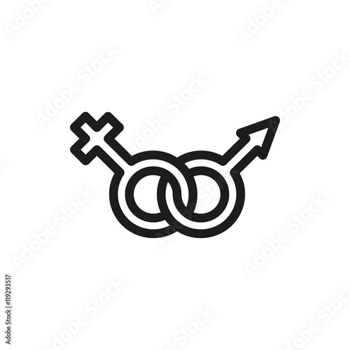 male and female symbol Venus and Mars