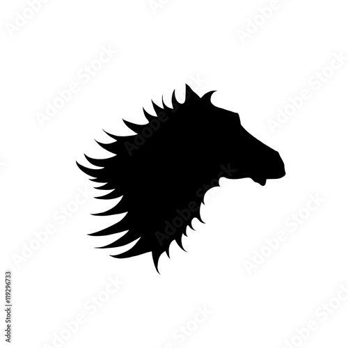 Horse Head / Silhouette of a horses head