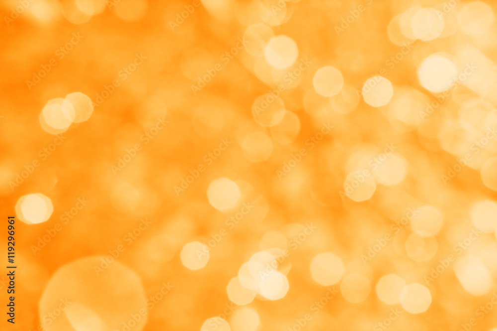 Abstract orange background with white bokeh Abstract orange background with white bokeh