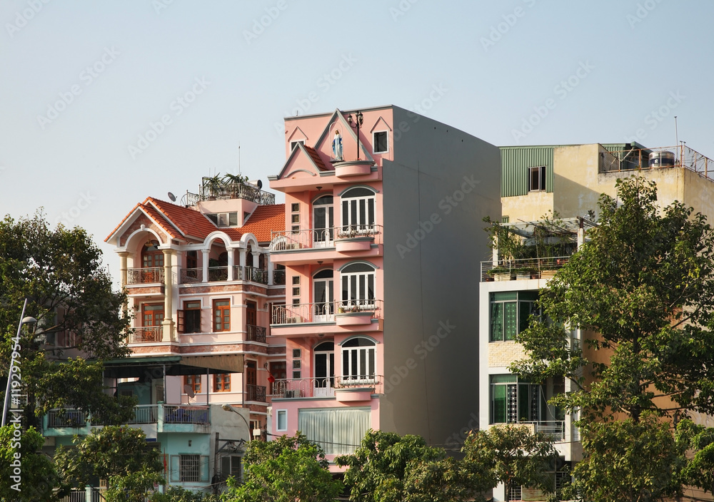 Fototapeta premium View of Ho Chi Minh. Vietnam