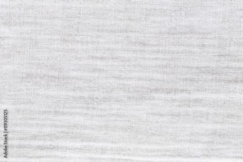 Slika na platnu Texture of white raw fabric for the background design.