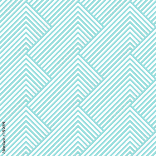 Chevron stripe pattern seamless green aqua and white colors. Fashion design pattern seamless . Geometric stripe abstract background vector.
