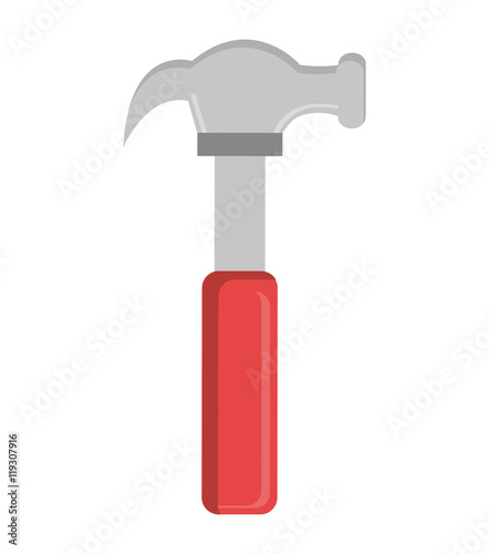 hammer construction tool device icon