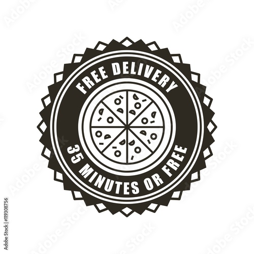 delivery service concept isolated icon