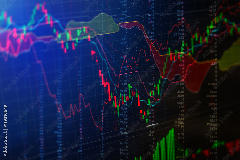 data graph chart of stock market investment trading data graph chart of stock market investment trading