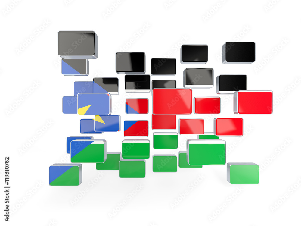 Flag of south sudan, mosaic background Flag of south sudan, mosaic background
