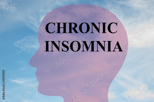 Billede på lærred Chronic Insomnia concept