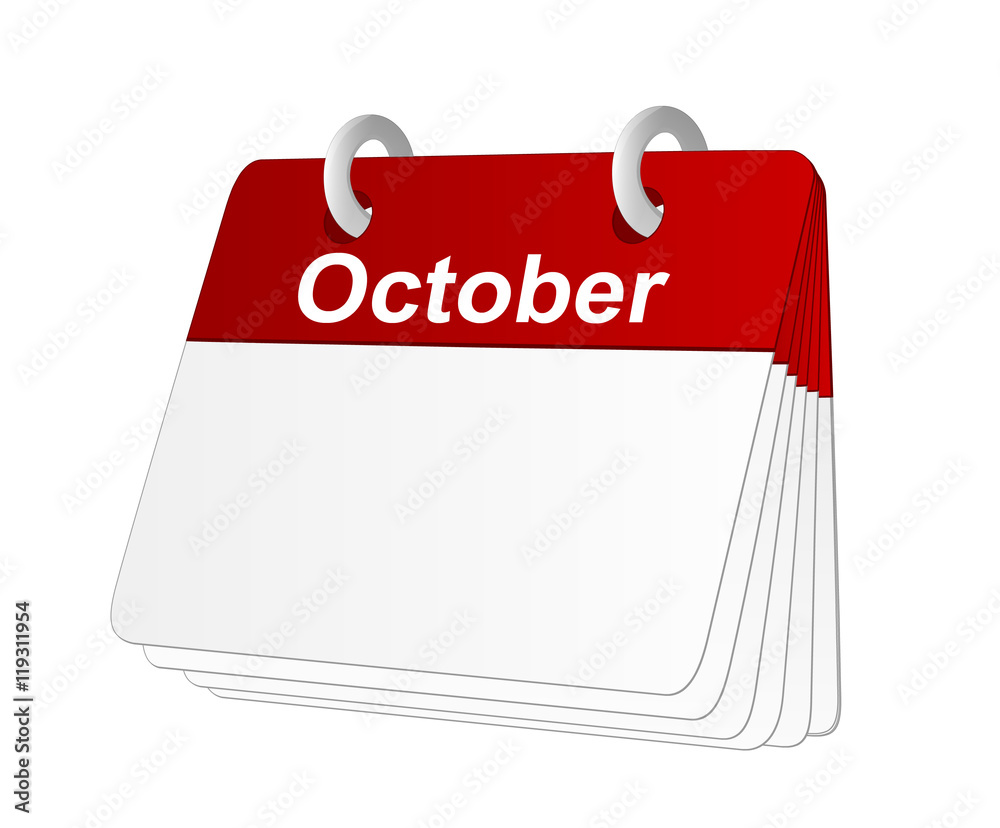 blank calendar October Stock Illustration Adobe Stock blank calendar October Stock Illustration Adobe Stock