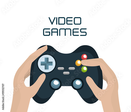 video game control isolated icon