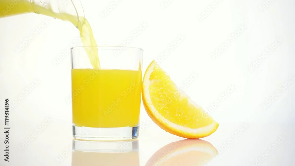 Glass of orange juice Glass of orange juice