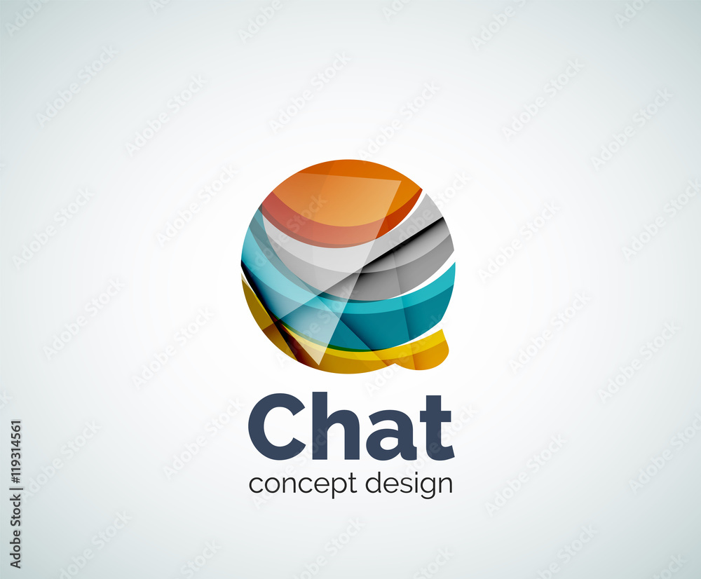 Bubble logo template Bubble logo template