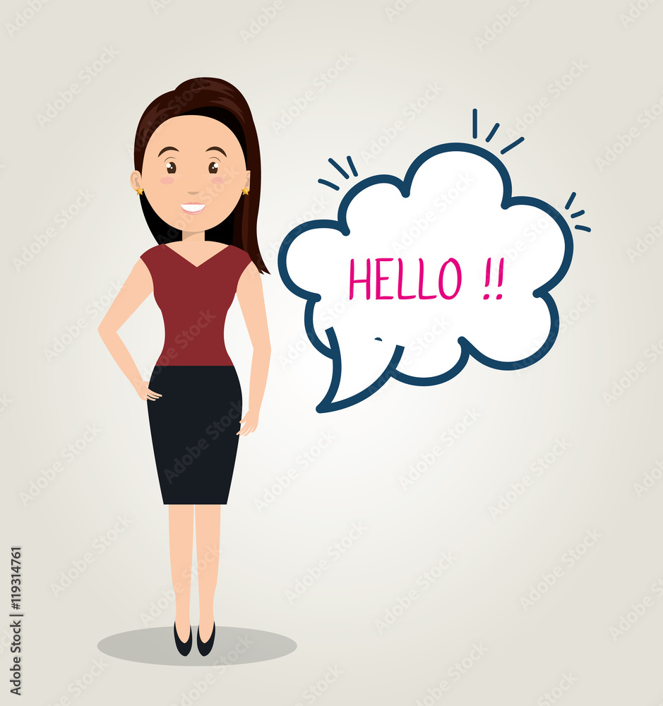 people talking speech communication vector illustration design people talking speech communication vector illustration design