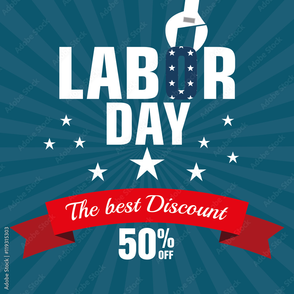 labor day sale big isolated icon vector illustration design labor day sale big isolated icon vector illustration design
