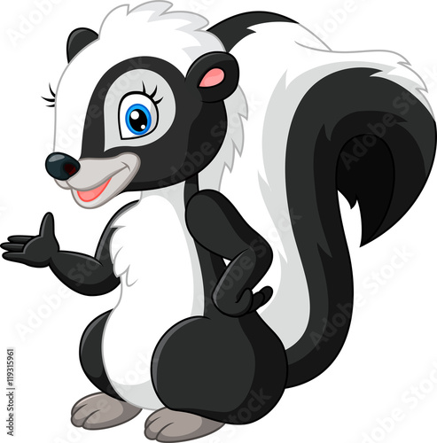 Skunk cartoon