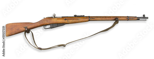 Fotografie Old rifle isolated