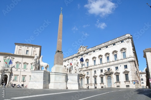 Canvas Print Quirinal Palace on Quirinal hill in Rome