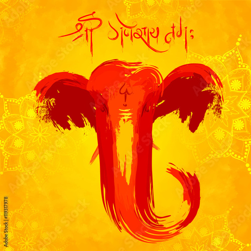 Lord Ganapati background for Ganesh Chaturthi