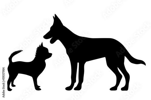 Vector illustration of dog.