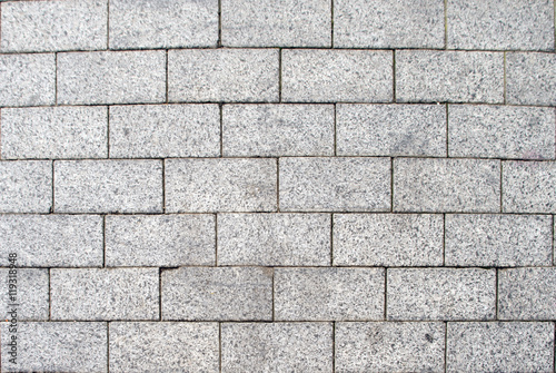 Gray paving slabs