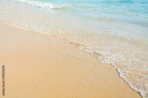 Sand and blue sea