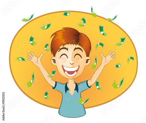 Success Man With a Lot of Money