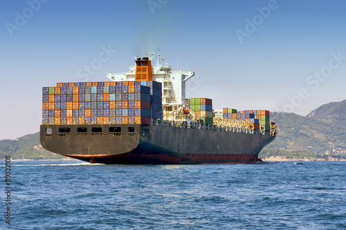 cargo container ship