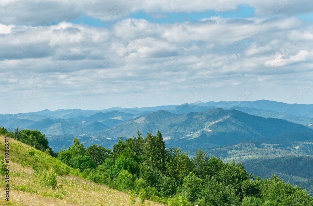 Beautiful mountains landscape