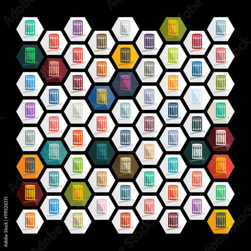 Flat design: cotton swabs