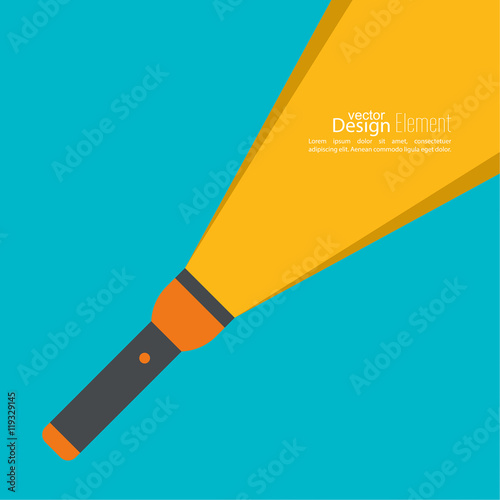 Vector background with hand