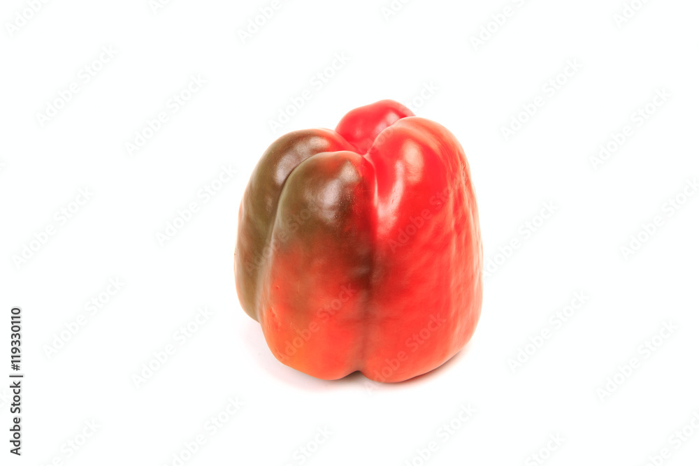 Red pepper with brown side Red pepper with brown side