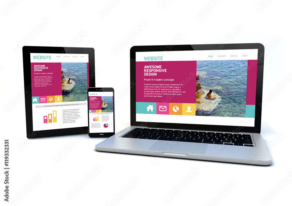 responsive design concept