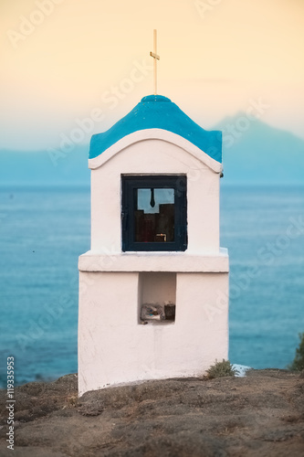Chapel on the seaside, Greece