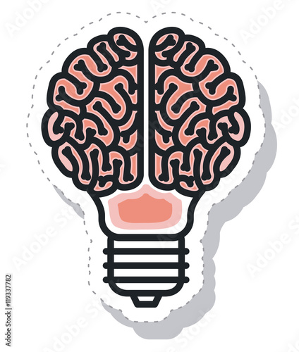 brain storm isolated icon vector illustration design