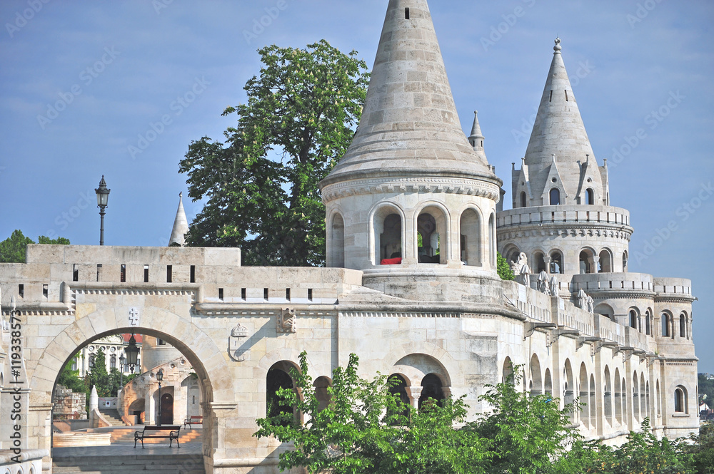 Obraz premium Amazing Fisherman's bastion in Budapest