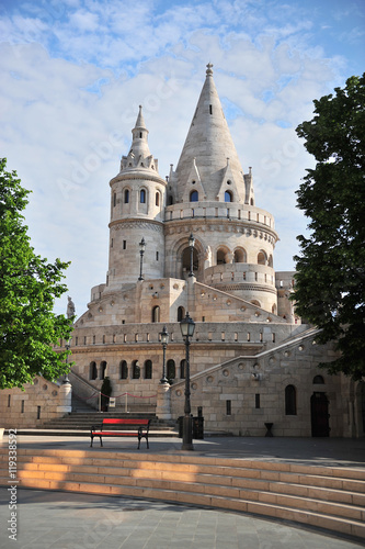Towers of Fisherman bastion, Buda