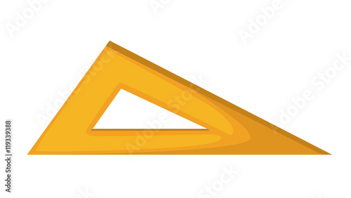 rule triangle school isolated icon vector illustration design