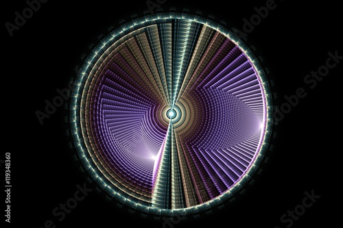fractal purple disc