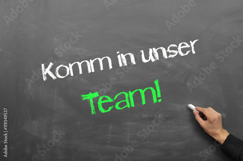 Komm uns unser Team!