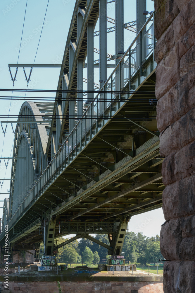 Südbrücke in Köln am Rhein