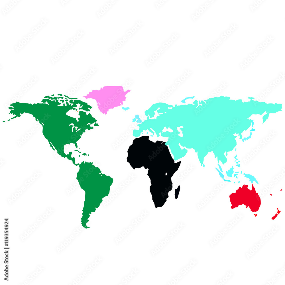 The color map of the world