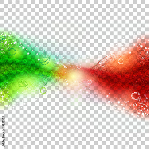 Wallpaper Mural Abstract color waves connection Torontodigital.ca