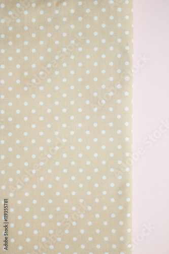 Polka dot pattern fabric