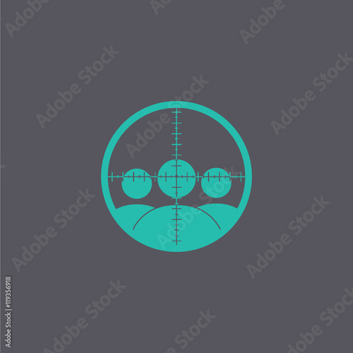 Sight device icon.