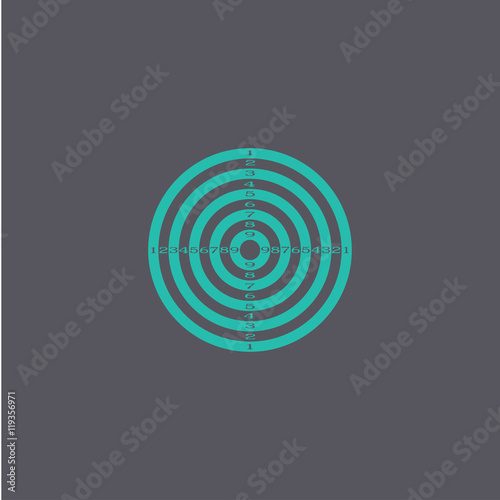 Vector target icon