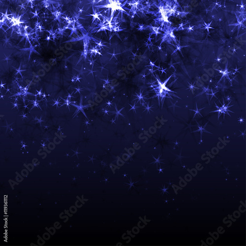 Blue Stars Background