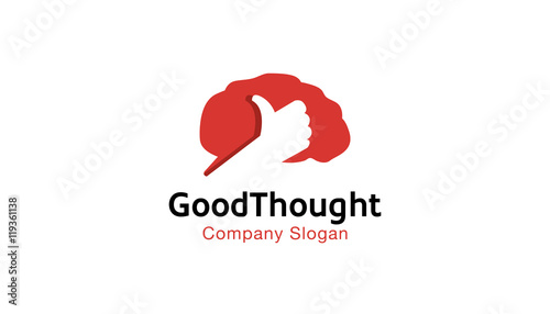 Good Thought Logo Design Illustration