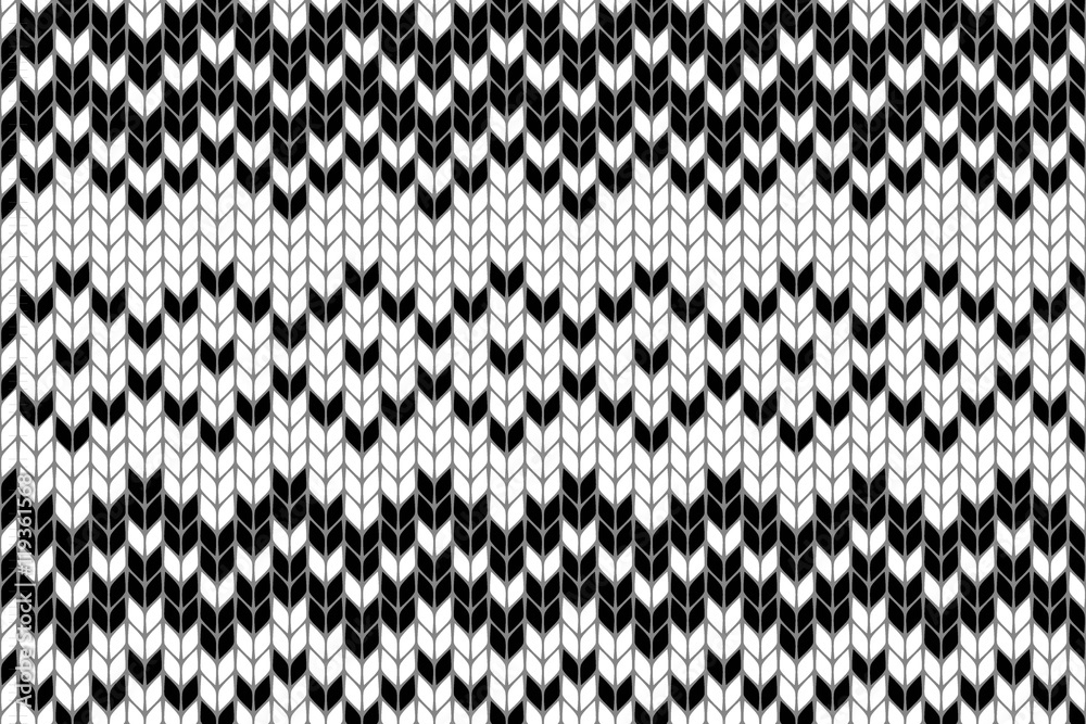 Seamless knitted pattern. Seamless knitted pattern.