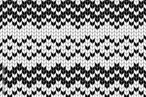 Seamless knitted pattern.